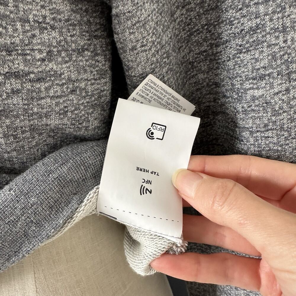 Golden Goose Sweatshirt Athena Melange Gold Star Crewneck - Picture 10 of 13